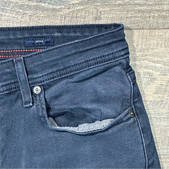 Men’s RYE by HAWKER RYE Navy BUCHANAN 5 Pocket Slim Fit Jeans 31 x 32 - Picture 7 of 12